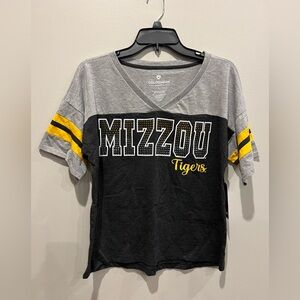 Colosseum Mizzou Tigers Kids Tee - Black, Gray, and Yellow